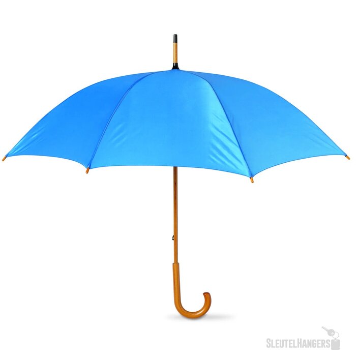 Paraplu met houten handvat Cala royal blauw