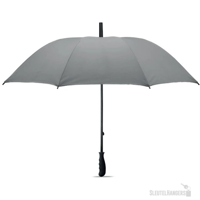 Reflecterende paraplu Visibrella mat zilver