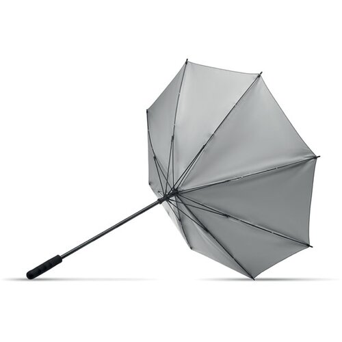 Reflecterende paraplu Visibrella mat zilver