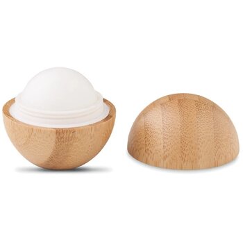 Lippenbalsem in bamboe doosje Soft lux hout