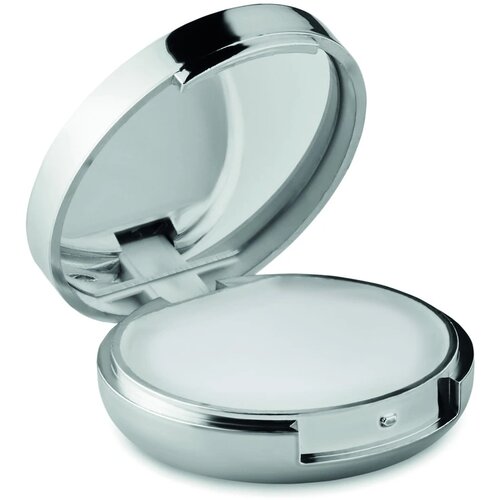 Lippenbalsem spiegel Duo mirror glanzend zilver