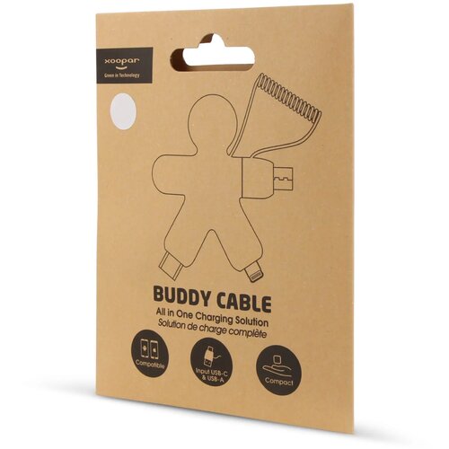 2064 | Xoopar Buddy Eco GRS Charging Cable wit