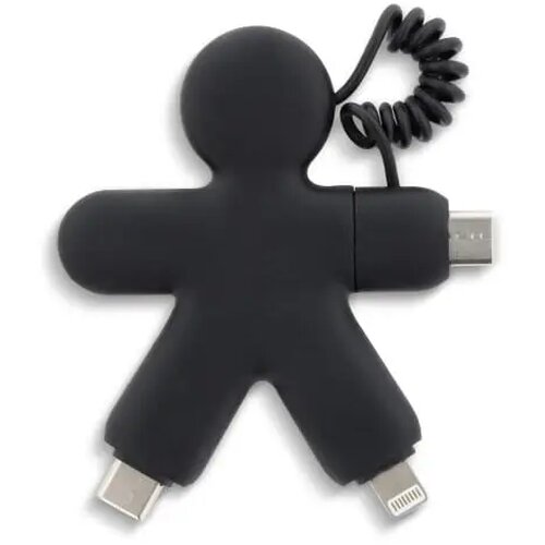 2064 | Xoopar Buddy Eco GRS Charging Cable zwart