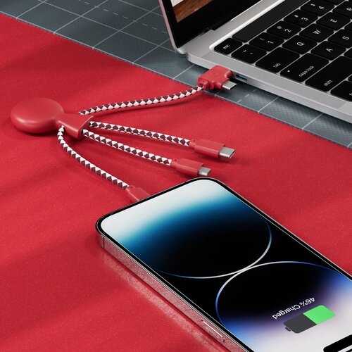 Xoopar Mr. Bio GRS oplaadkabel Rood