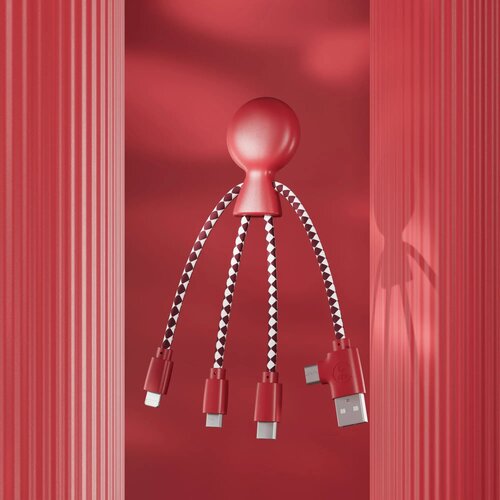 Xoopar Mr. Bio GRS oplaadkabel Rood