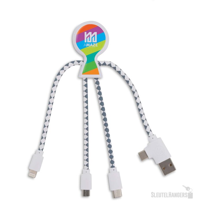 Xoopar Mr. Bio GRS oplaadkabel Wit