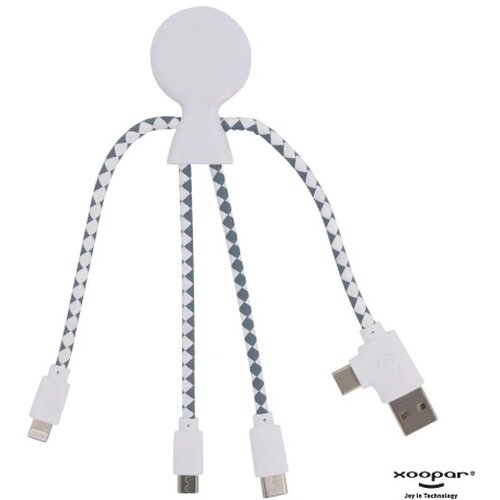 Xoopar Mr. Bio GRS oplaadkabel Wit