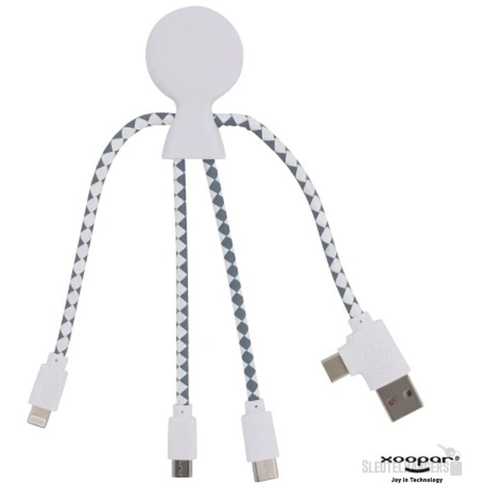 Xoopar Mr. Bio GRS oplaadkabel Wit