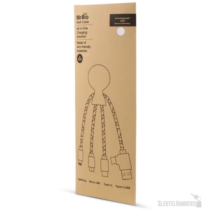 Xoopar Mr. Bio GRS oplaadkabel Wit