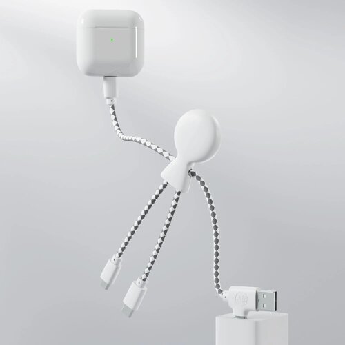 Xoopar Mr. Bio GRS oplaadkabel Wit