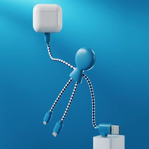 Xoopar Mr. Bio GRS oplaadkabel Blauw