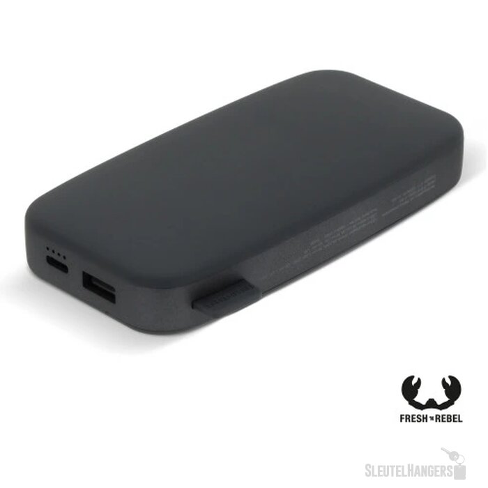 2PB12100 | Fresh 'n Rebel Powerbank 12.000mAh USB-C Ultra Fast Charging 20W donker grijs