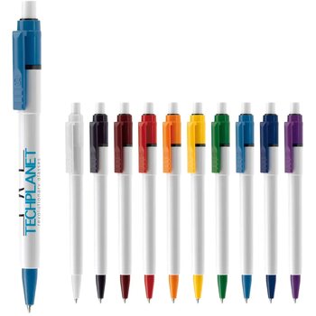 Balpen Baron Colour hardcolour wit / geel