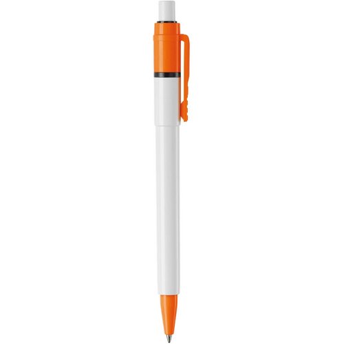 Balpen Baron Colour hardcolour wit / oranje