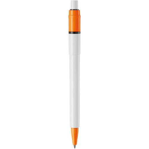 Balpen Baron Colour hardcolour wit / oranje