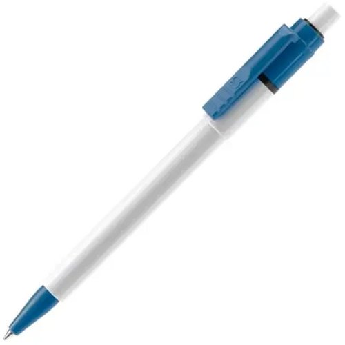 Balpen Baron Colour hardcolour wit / licht blauw