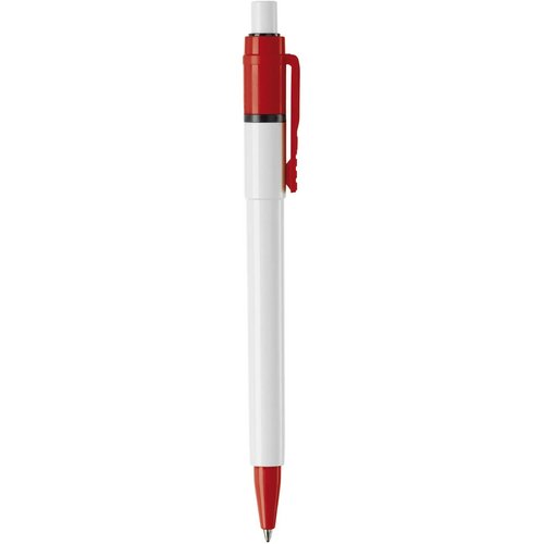 Balpen Baron Colour hardcolour wit / rood