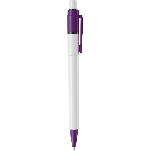Balpen Baron Colour hardcolour wit / paars