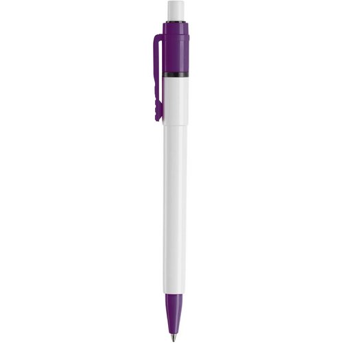Balpen Baron Colour hardcolour wit / paars