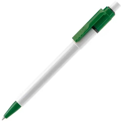 Balpen Baron Colour hardcolour wit / groen