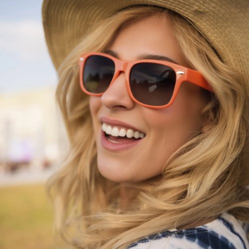 Zonnebril Justin UV400 oranje