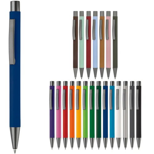 Balpen metaal New York rubberised
