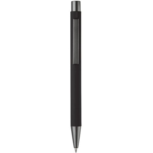 Balpen metaal New York rubberised zwart