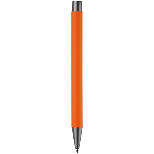 Balpen metaal New York rubberised oranje