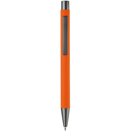 Balpen metaal New York rubberised oranje