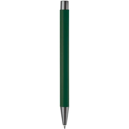 Balpen metaal New York rubberised donker groen