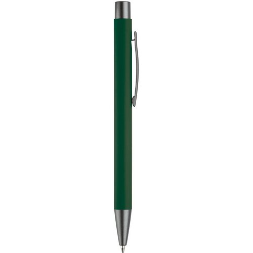Balpen metaal New York rubberised donker groen
