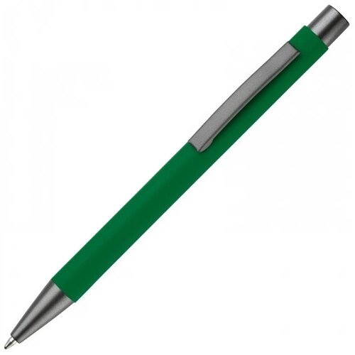 Balpen metaal New York rubberised groen