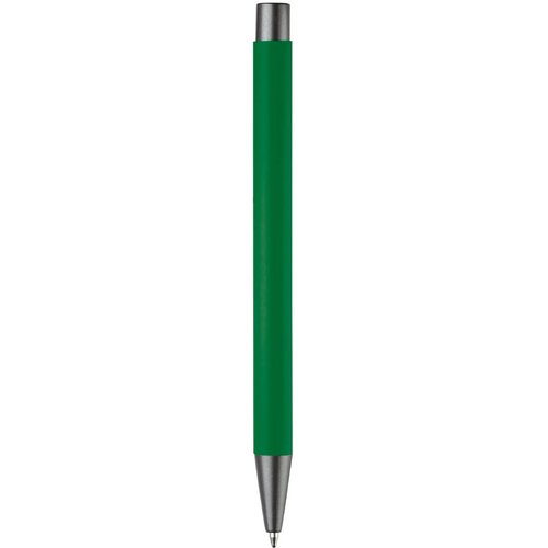 Balpen metaal New York rubberised groen