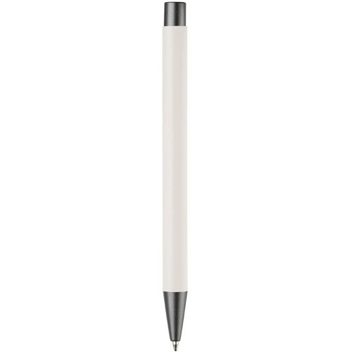 Balpen metaal New York rubberised wit