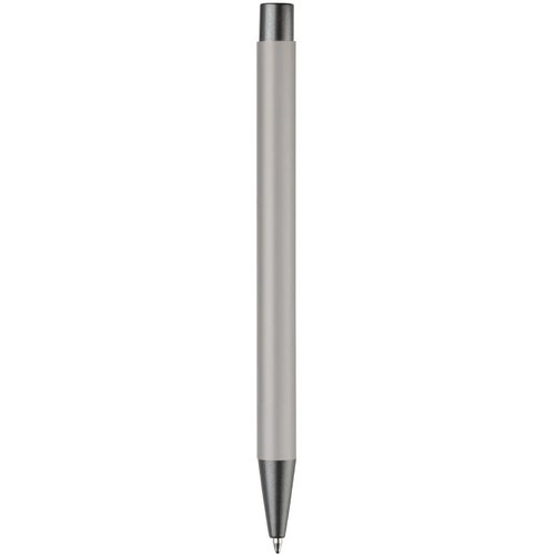 Balpen metaal New York rubberised licht grijs