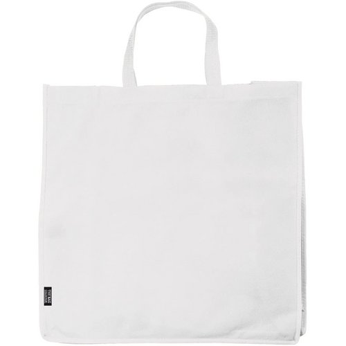 Draagtas non woven 75g/m² Wit