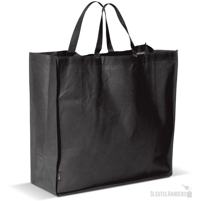 Draagtas non woven 75g/m² zwart