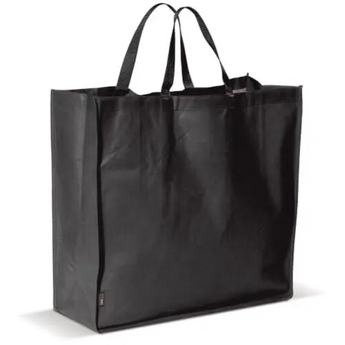 Draagtas non woven 75g/m² Zwart
