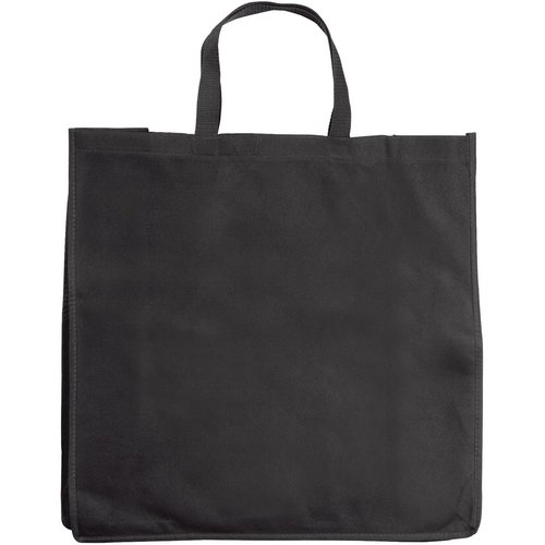 Draagtas non woven 75g/m² Zwart