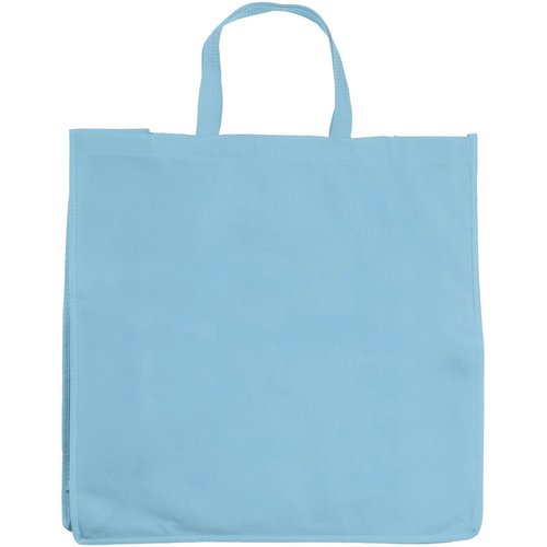 Draagtas non woven 75g/m² Lichtblauw