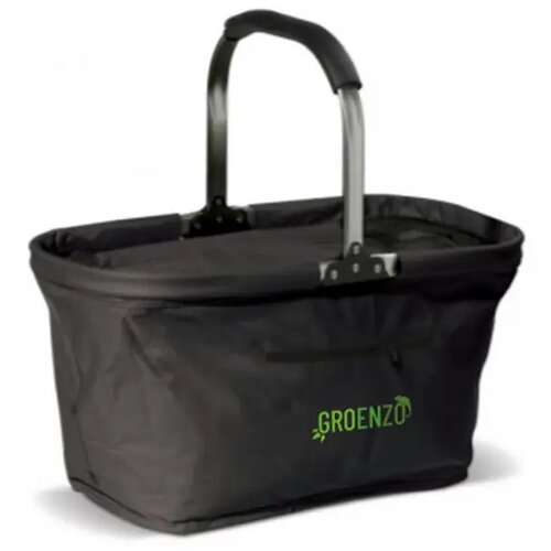 Picknickmand opvouwbaar 600D zwart