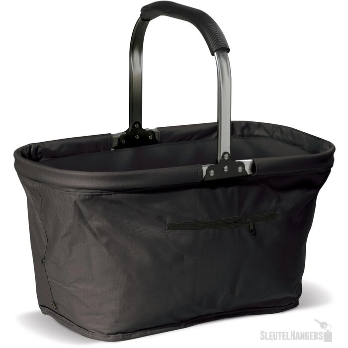 Picknickmand opvouwbaar 600D zwart