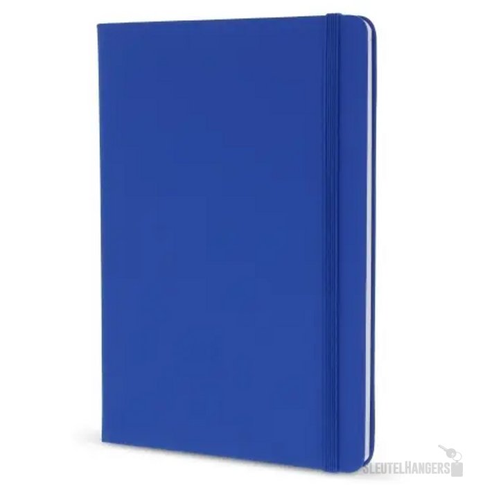 A5-notitieboek van PU met FSC-pagina's blauw