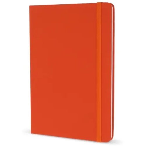 A5-notitieboek van PU met FSC-pagina's oranje