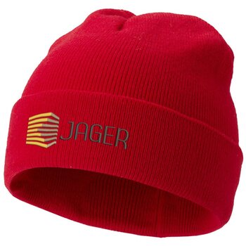 Gebreide Muts Rood