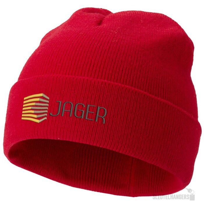 Gebreide Muts Rood