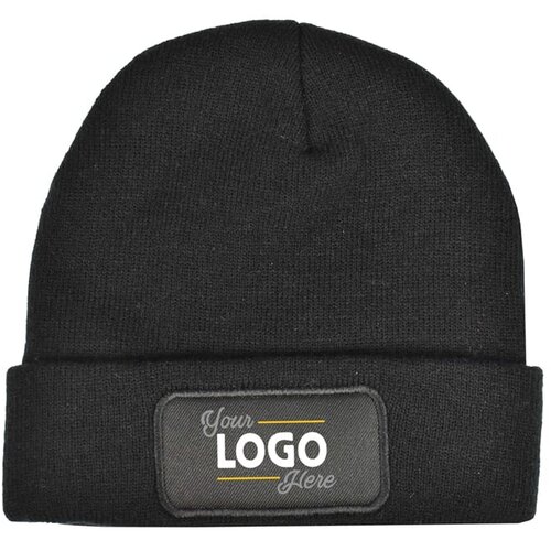 Beany Gebreide Muts Zwart