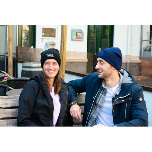 Beany Gebreide Muts Zwart