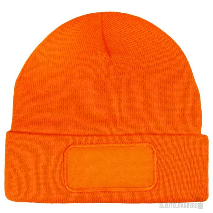 Beany Gebreide Muts oranje