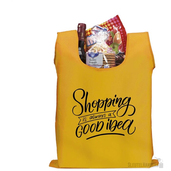 Shop Easy Opvouwbare Winkeltas Geel